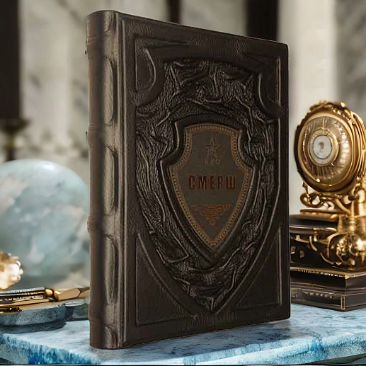 Книга в подарок «НКО СМЕРШ» в кожаном переплете купить с доставкой Книга в подарок «НКО СМЕРШ» в кожаном переплете