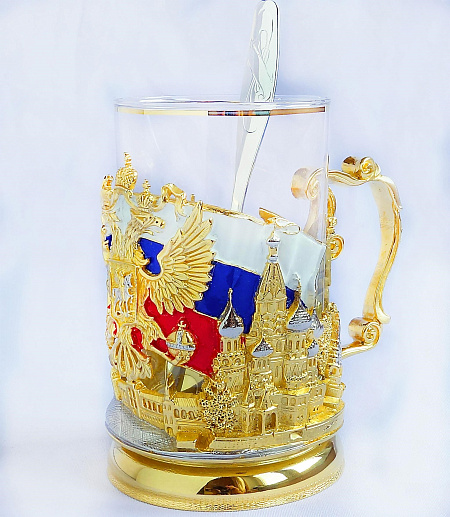 Сувенирный подстаканник "Российский"
